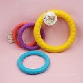 Factory Wholesale Interactive Training EVA Foam Floating Flying Ring Dog Chew Toy